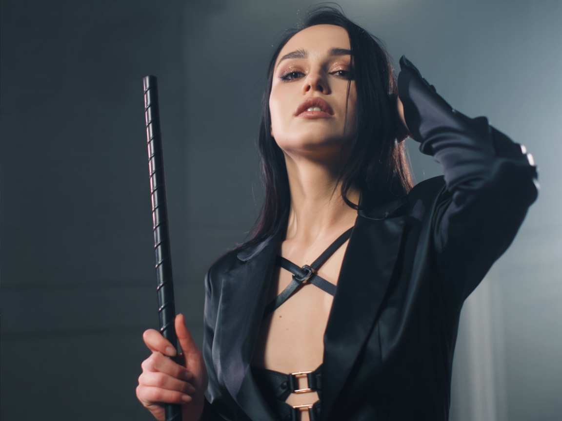 ROHRSTOCK - Extrem Rohrstock mit Griff, schwarz, Komfortwicklung, Ø ca. 15mm