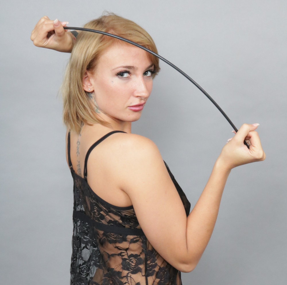 Kunststoff Cane - Ø 6mm, schwarz, Länge ca. 80cm